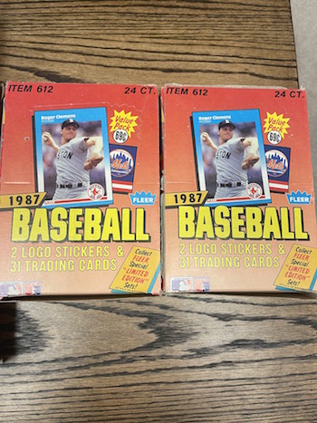 1987 Fleer Cello Box