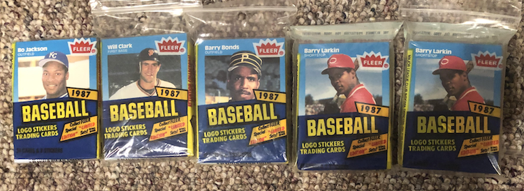1987 Fleer Cello Packs
