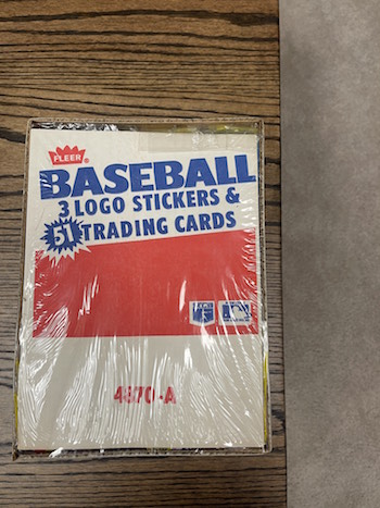 1987 Fleer Wax Box