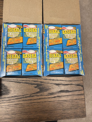 1987 Fleer Wax Box