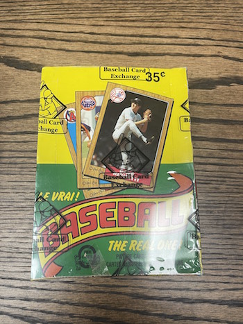 1987 O-Pee-Chee Wax Box
