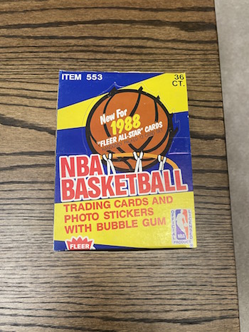 1988-89 Fleer Wax Box