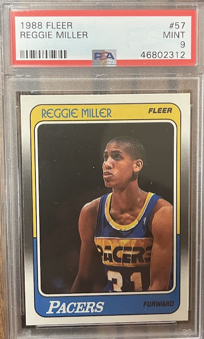 1988-89 Fleer Reggie Miller PSA 9