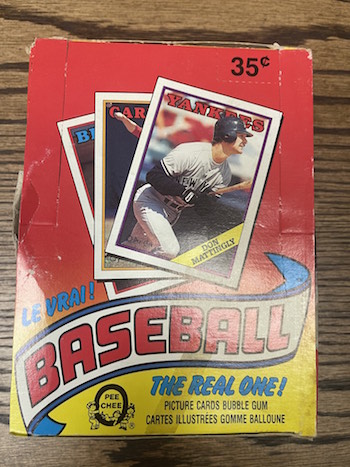 1988 O-Pee-Chee Wax Box