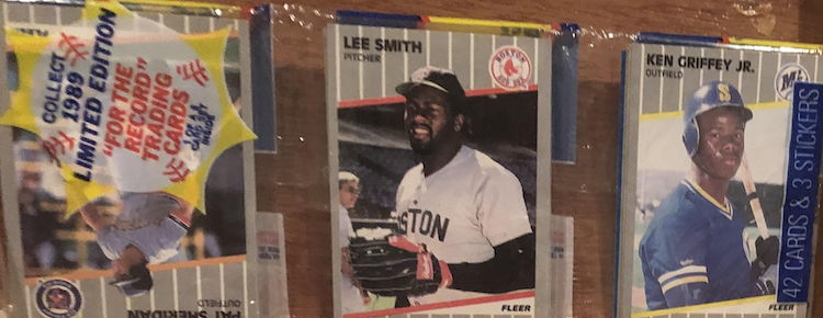 1989 Fleer Rack Packs witk Ken Griffey Jr. on top