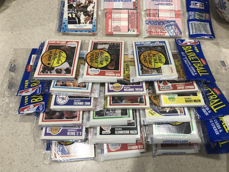 1989 Fleer Basketball Rack Packs