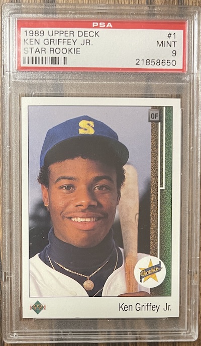 1989 Upper Deck Ken Griffey, Jr. PSA 9