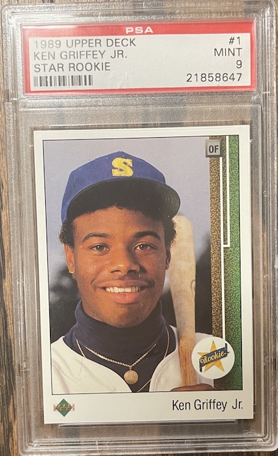 1989 Upper Deck Ken Griffey, Jr. PSA 9