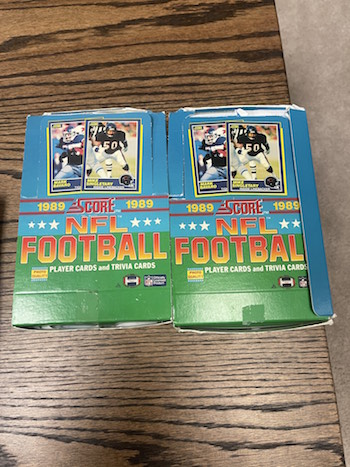 1989 Score Wax Box