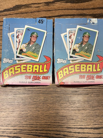 1989 Topps Wax box