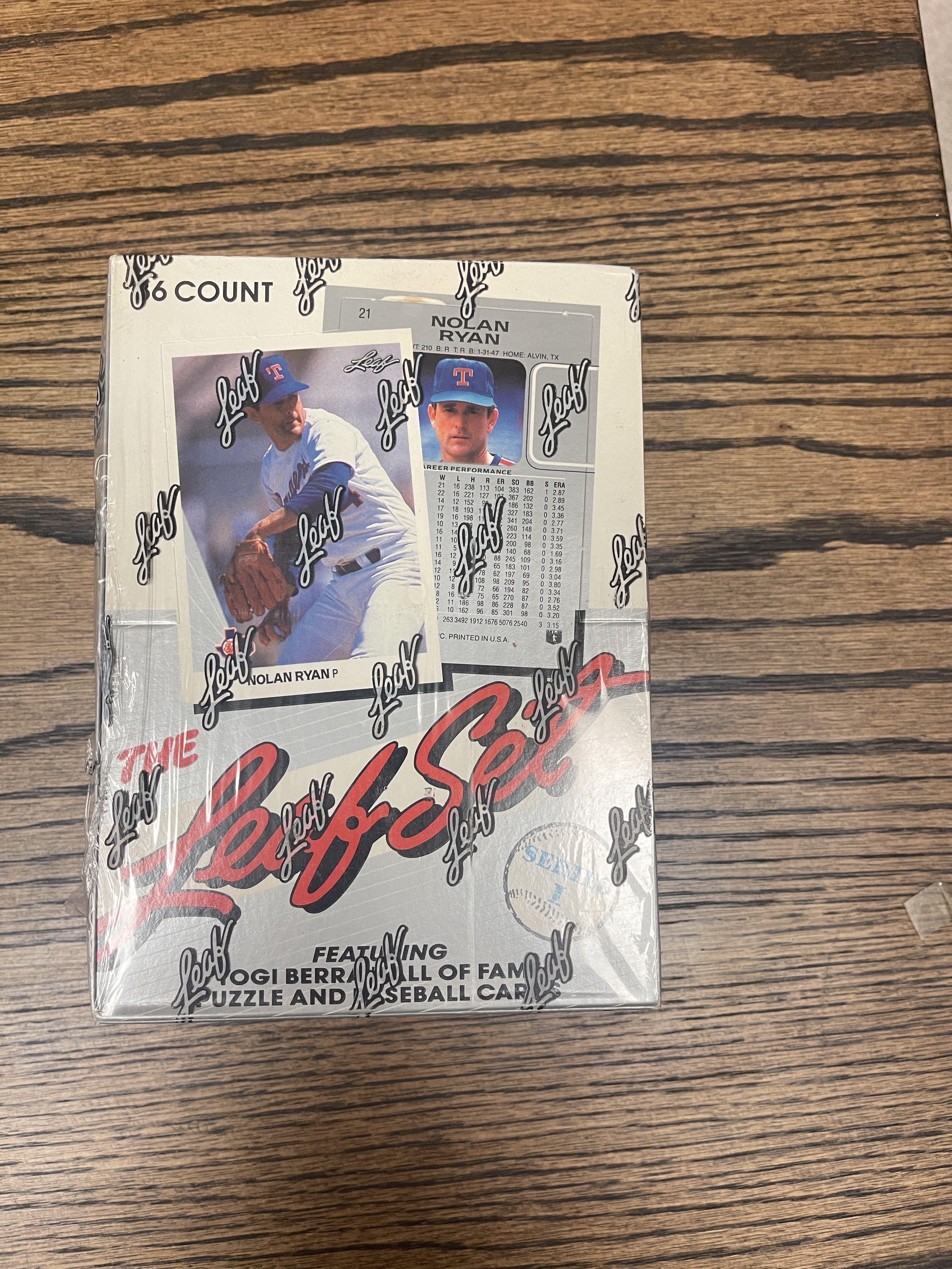 1990 Leaf Wax Box