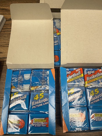 1992-93 Basketball Rack Box