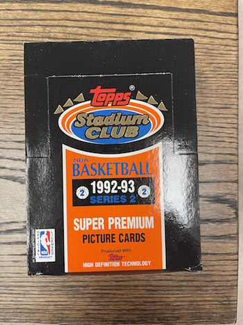 1992-93 Stadium Club Series 2 Wax Box