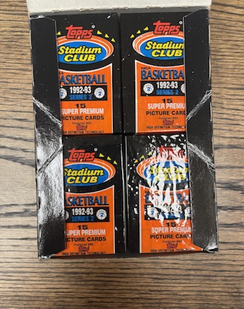 1992-93 Stadium Club Series 2 Wax Box