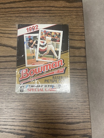 1992 Bowman Wax Box