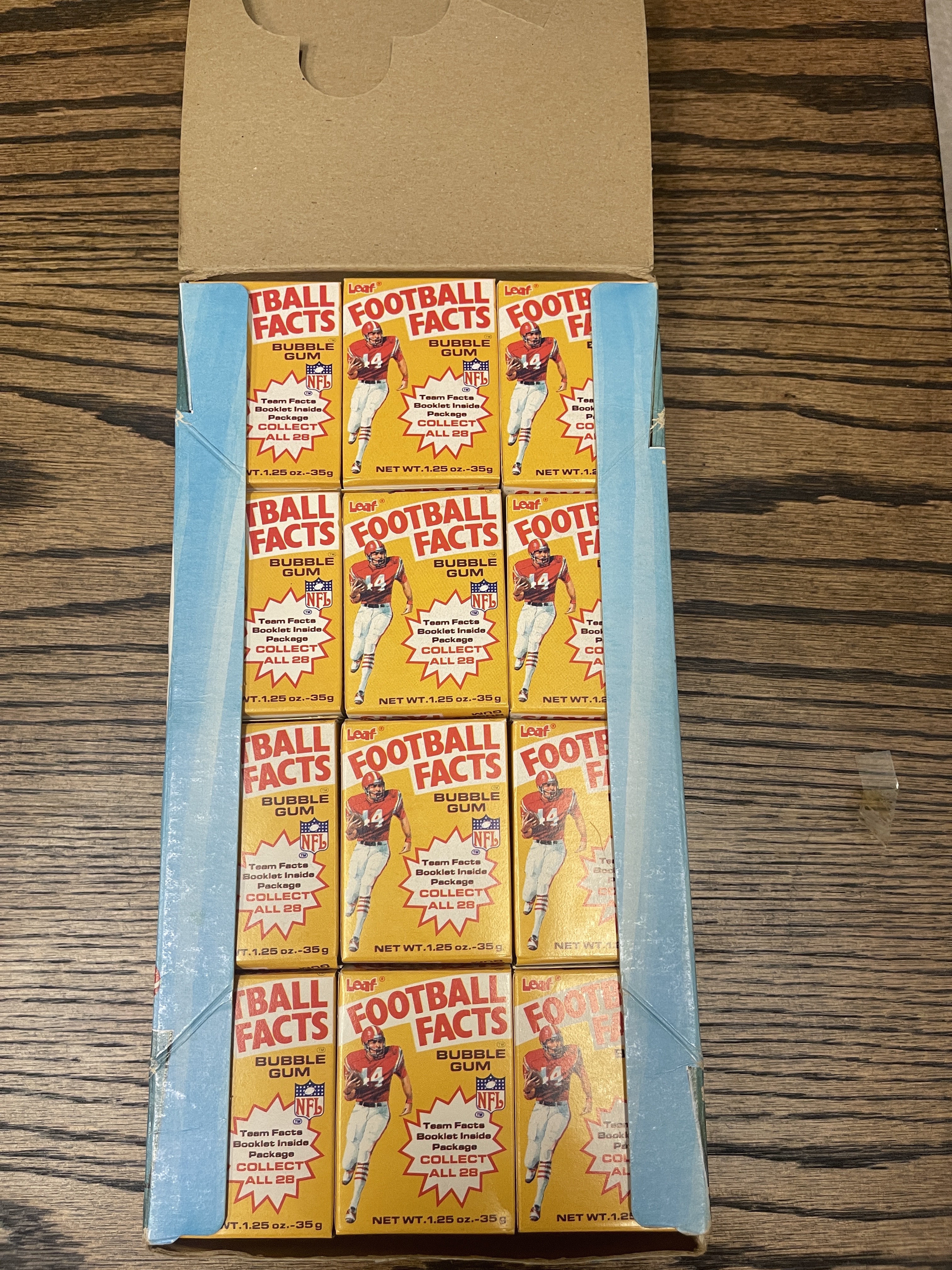 Football Facts Wax Box Box