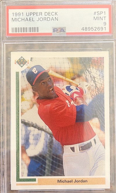 1991 Upper Deck Michael Jordan SP1 PSA 9