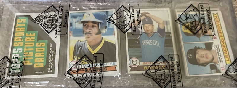 1979 Topps rack pack with Ozzie Smith on top